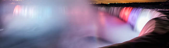 Lighting Up Niagara Falls
