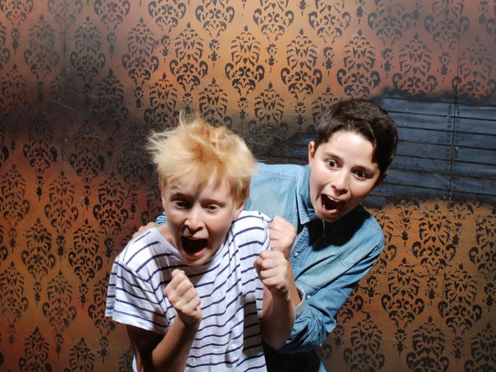 Scared Siblings at Nightmares Fear Factory