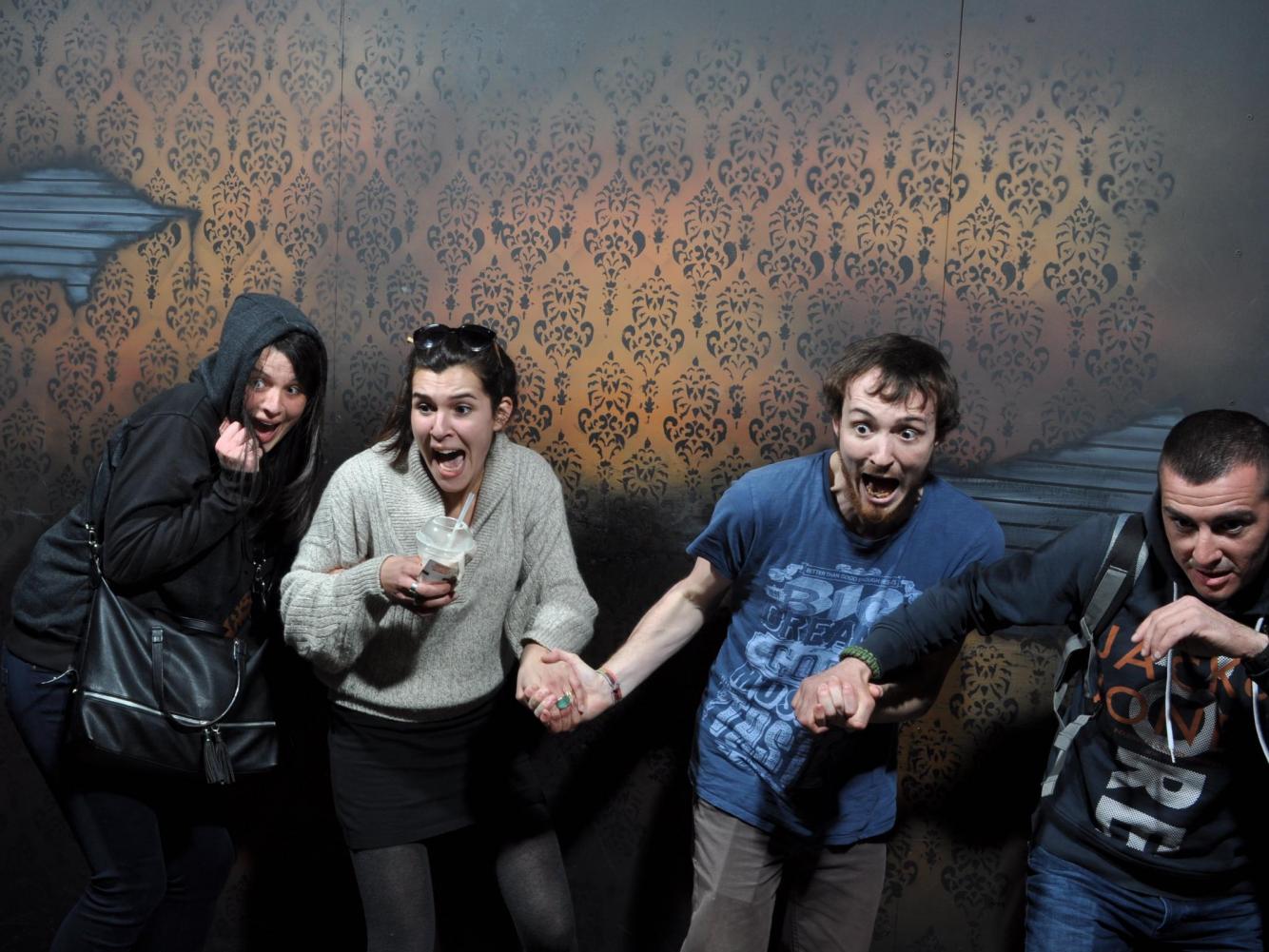 Hilarious Fear Pic April 14th located at the Top of Clifton Hill in Niagara Falls