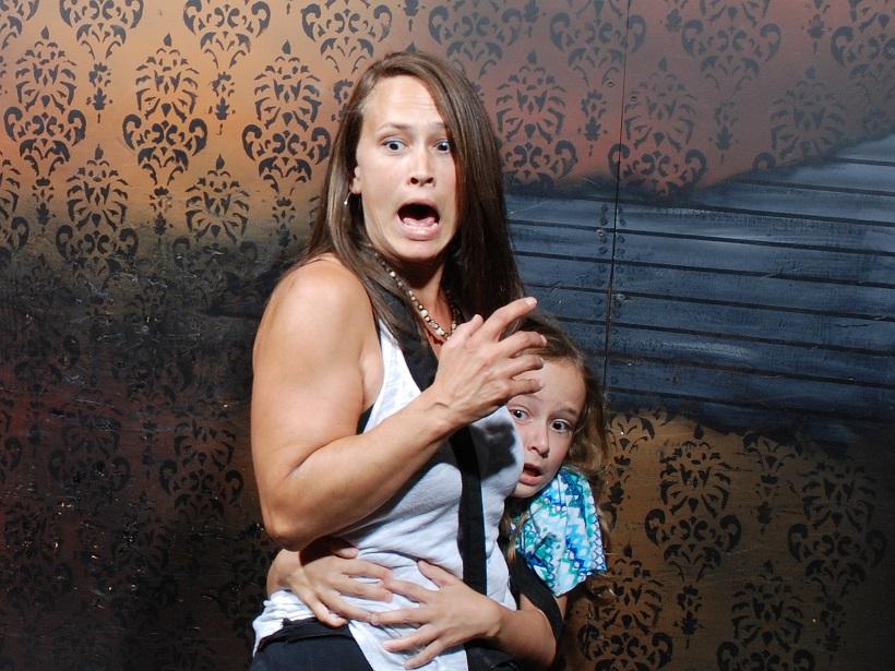 Funny Reactions at Haunted House