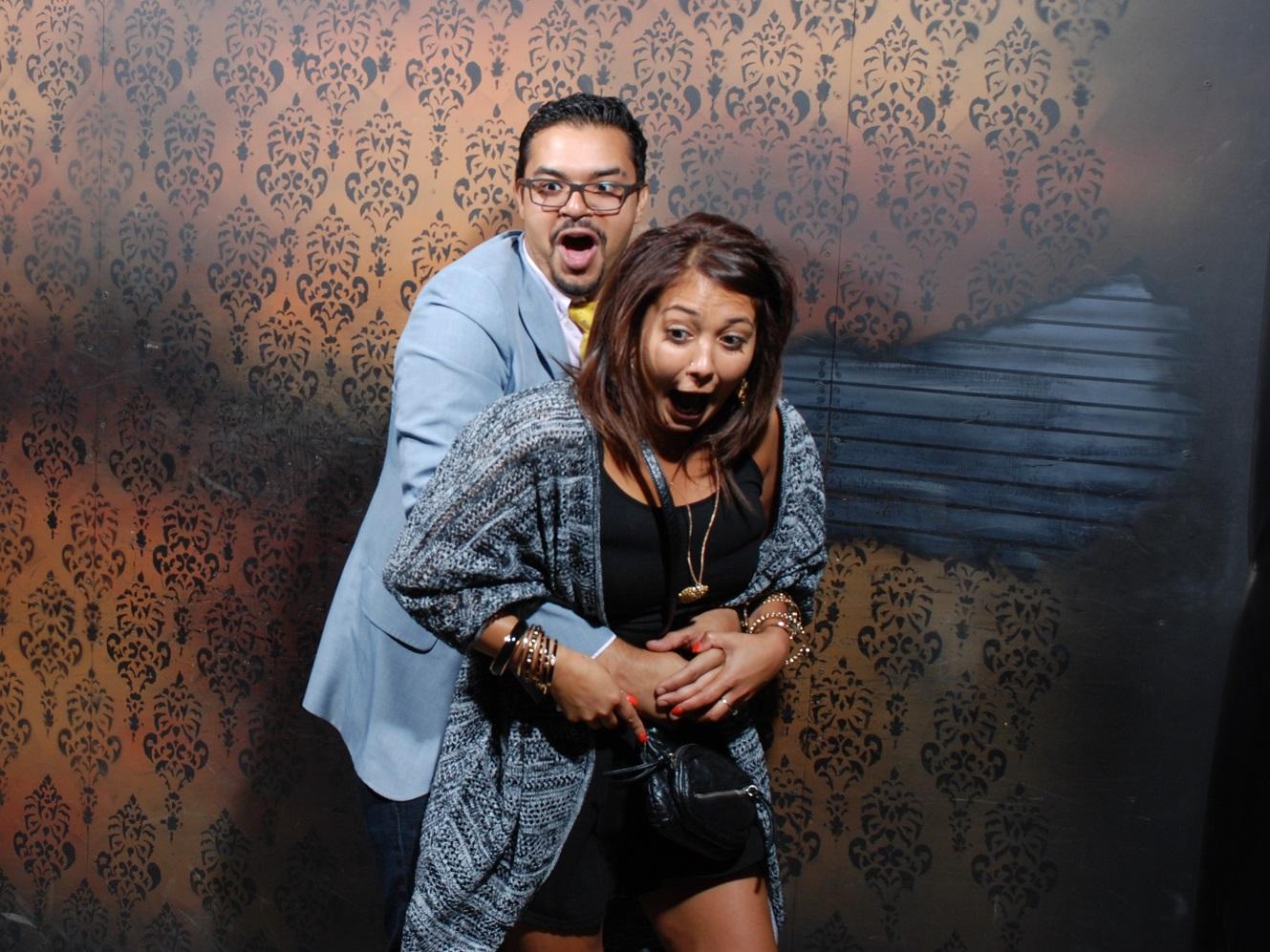 Hilarious reactions at Haunted House