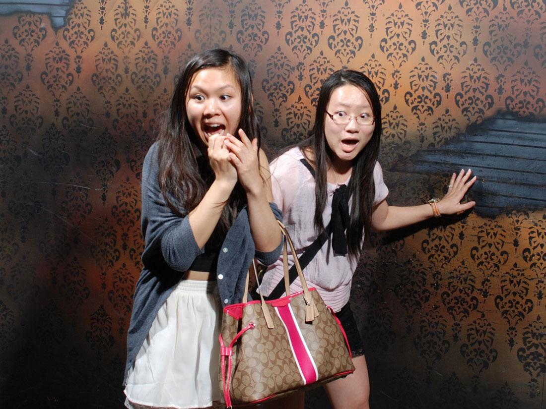 Hilarious reactions at Haunted House