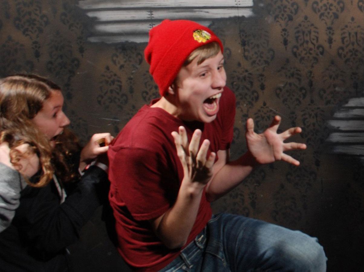 Hilarious reactions at Haunted House