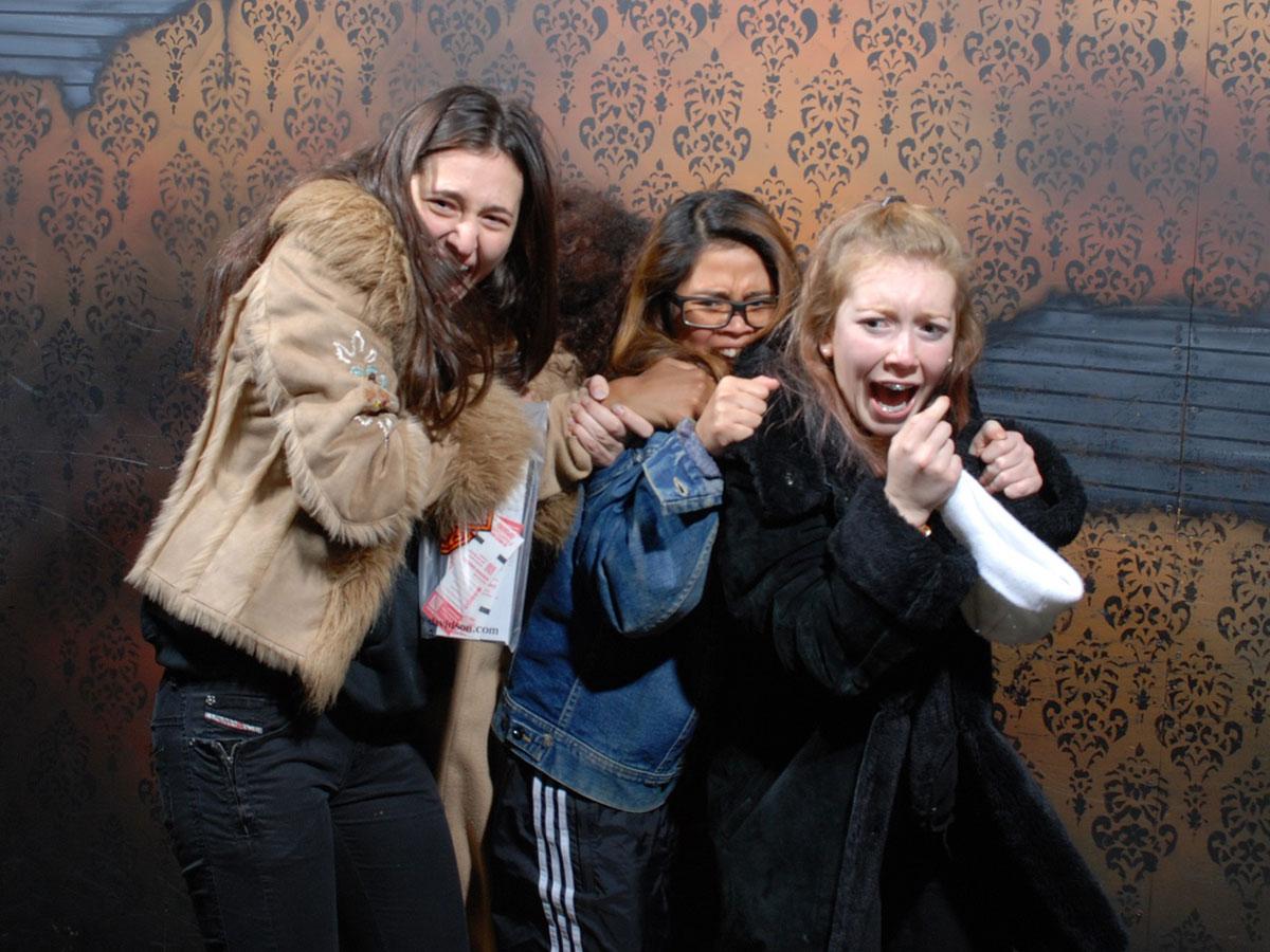 Hilarious reactions at Haunted House