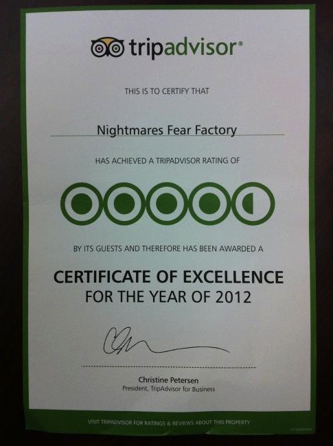 Trip Advisor Award of Excellence